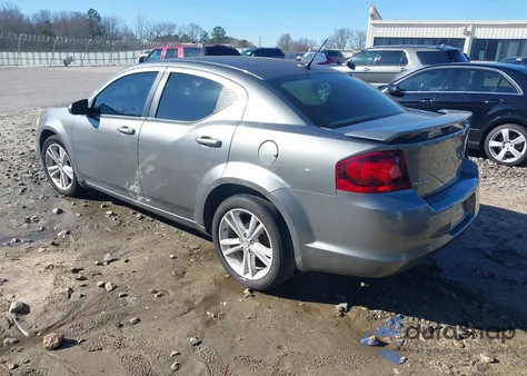 2013 Dodge Avenger Sxt из США, поврежденный, VIN 1C3CDZCB1DN713456
